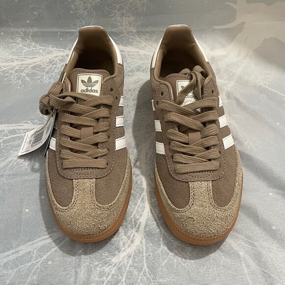 Adidas Brown Lace-Up Sneakers - Picture 4 of 5
